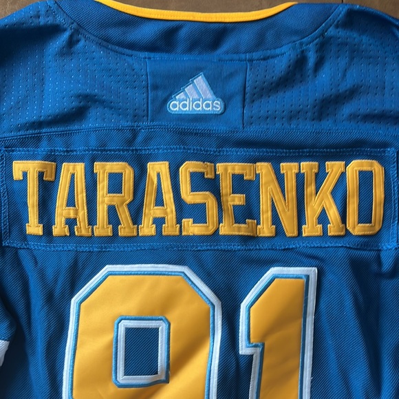 Adidas St Louis Blues Tarasenko jersey size 46 - Picture 5 of 5
